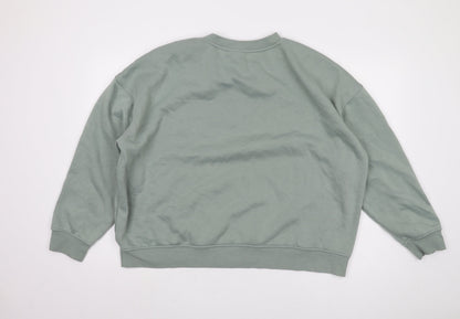Preloved Disney Women's Grey XL Pullover Sweatshirt - Back