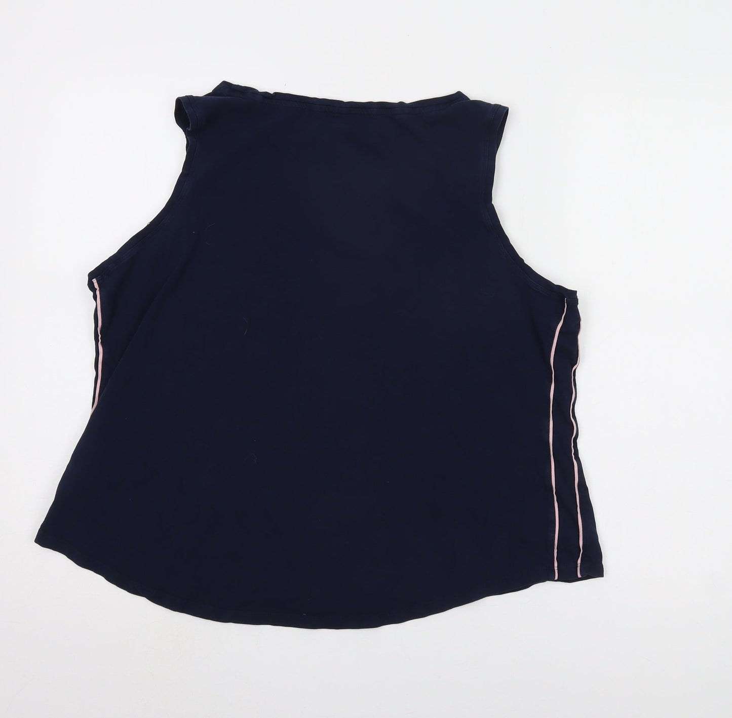 M&S Women's Blue Tank Top - Size 22