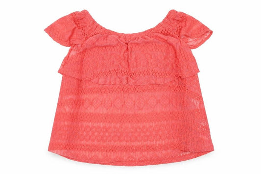 Next Women's Pink Lace Blouse Off Shoulder Size 12
