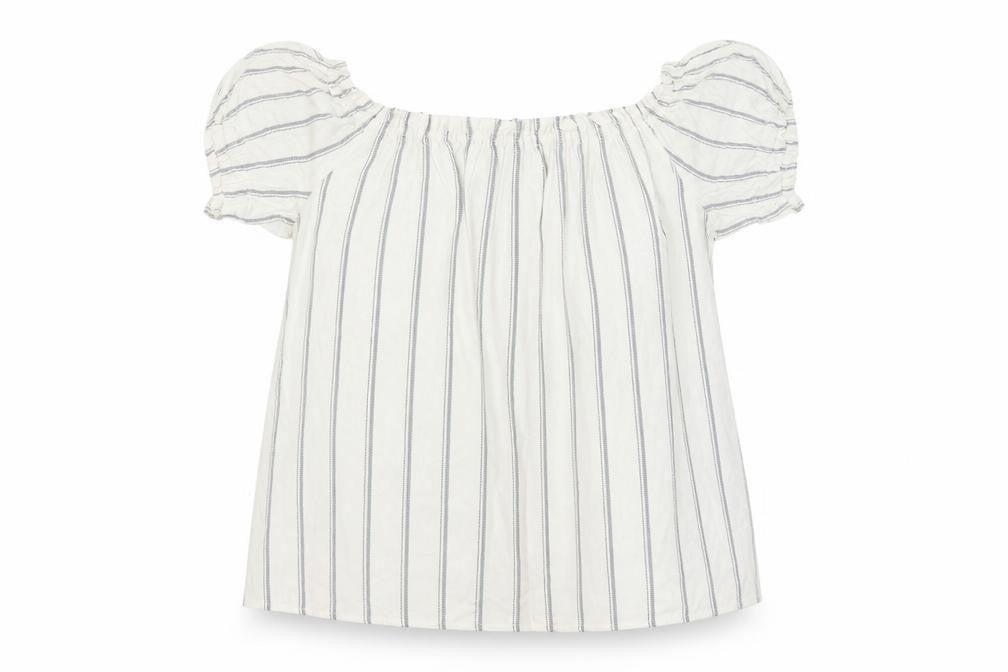 Vero Moda Women’s White Striped Tunic Blouse Size L