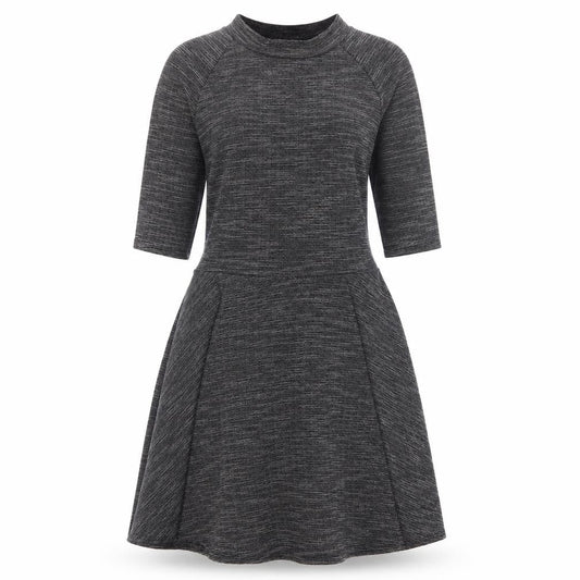 Apricot Women's Grey Striped Dress Size 12