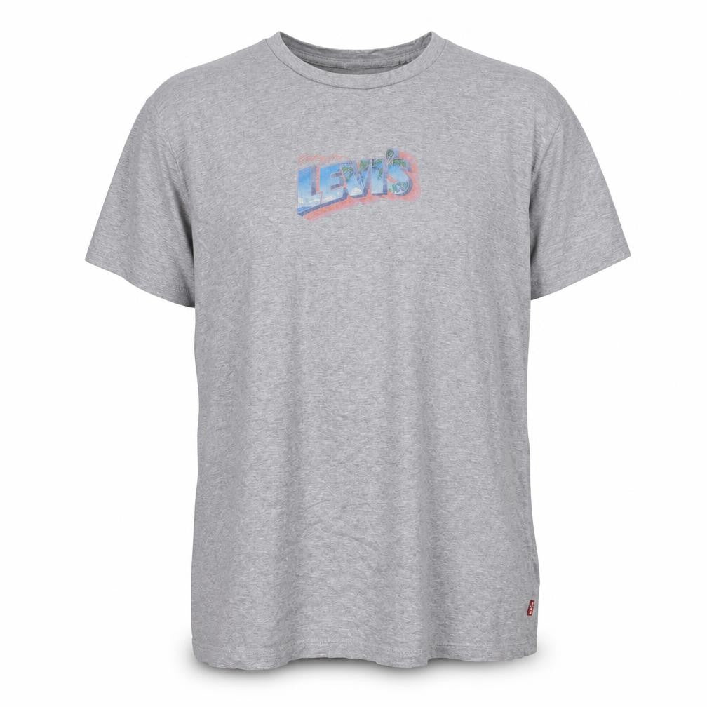 Levi's Men's Grey 2XL Cotton T-Shirt, Logo Print