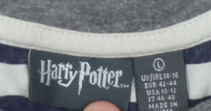 Harry Womens Potter Grey Gryffindor T-Shirt L