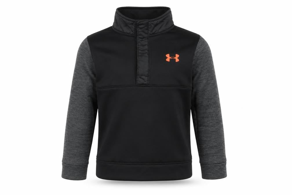Under Armour Boys Black Lightweight Pullover Sweatshirt 6-7 Years