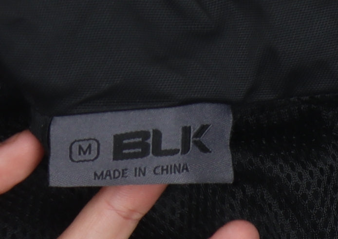 BLK Men's Black Racing Jacket M Waterproof Hooded