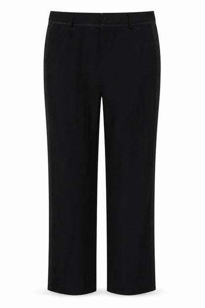 Front view of Guess Women's Black Straight Trousers -, size 29