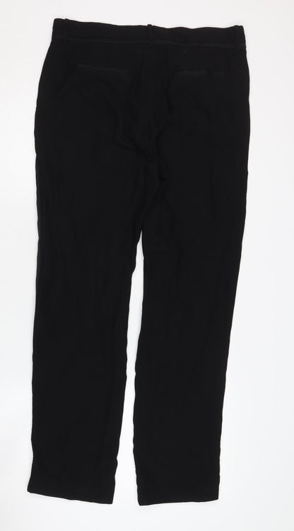 Back view of Guess Women's Black Straight Trousers -, size 29