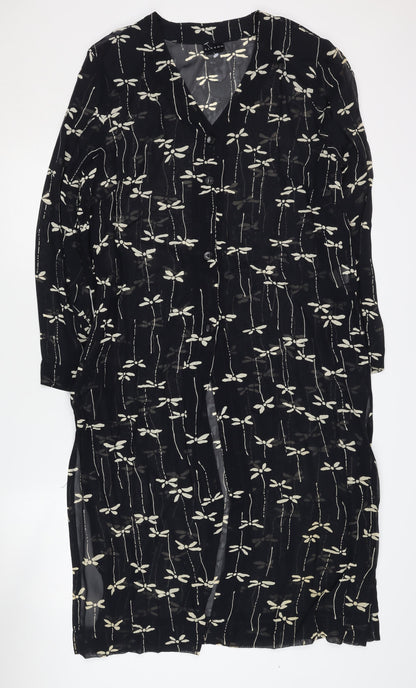 Alexon Women's Black Viscose Dress, Size 14