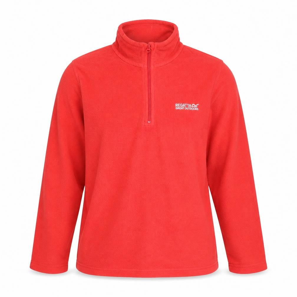 Regatta Women's Red Fleece Pullover Sweatshirt Size 12