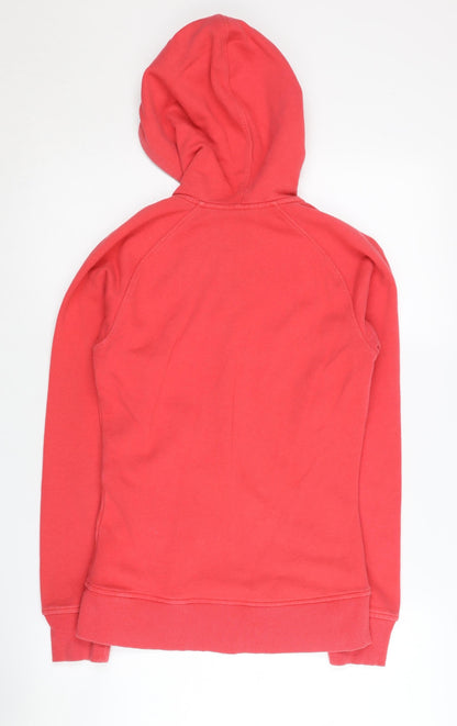 Back view of Asics Women's Red XS Full Zip Hoodie