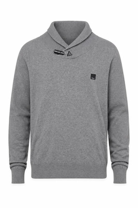Bench Grey Cotton Pullover Jumper Medium