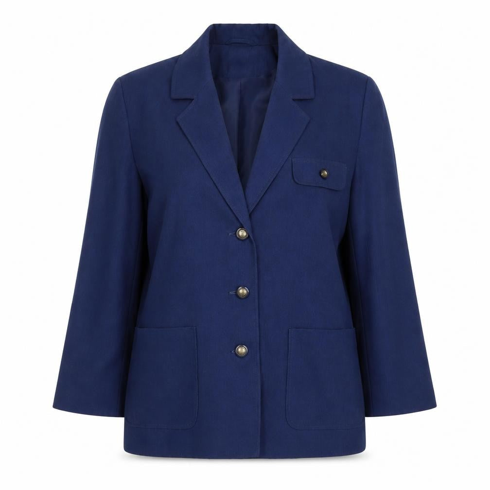 Eastex Women's Blue Blazer, Size 12, Classic Fit