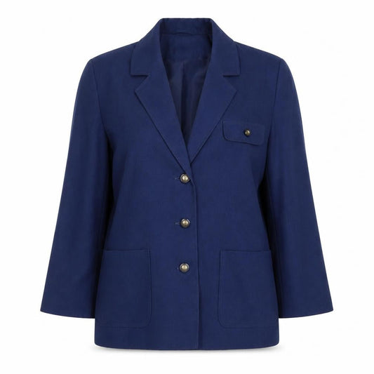 Eastex Women's Blue Blazer, Size 12, Classic Fit
