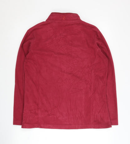 Gelert Women's Red Pullover Fleece Sweatshirt Size 12