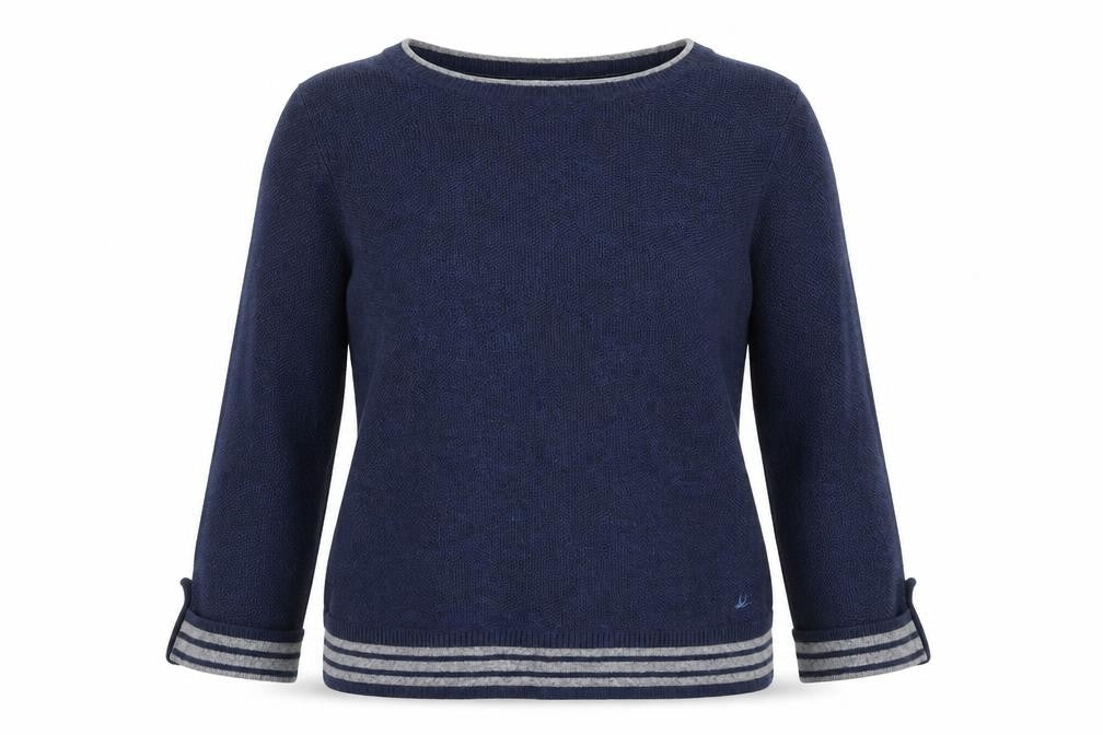 Matinray Women's Blue Knit Pullover Jumper Size 10
