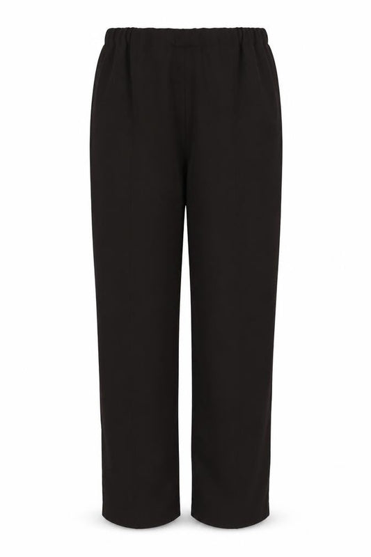 Isle Women's Black Trousers, Size 16, Flat Front