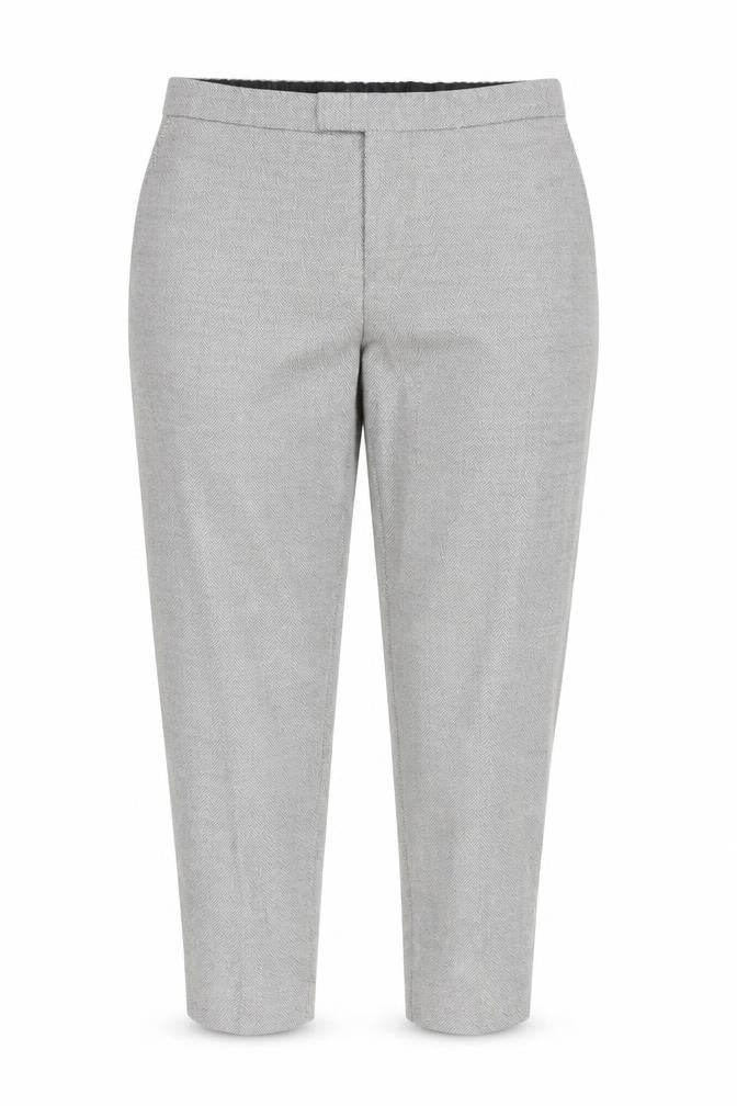 Ted Baker Men's Grey Dress Pants, Size 30, Herringbone Wool