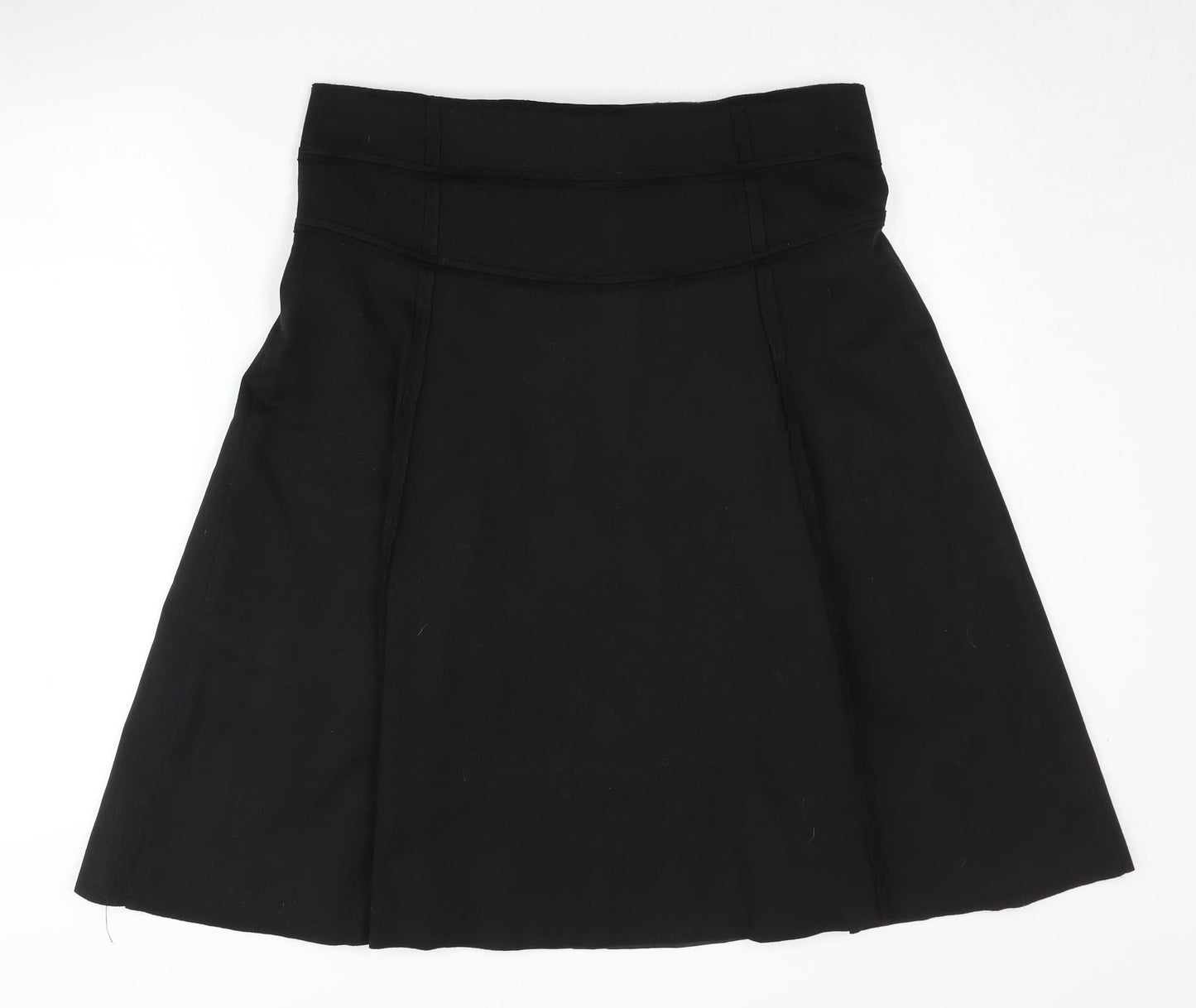 Jobis Women's Black Zip Skirt Size 14 Polyester Blend