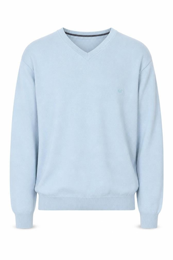 Wolsey Men's Blue V-Neck Pullover Jumper, M