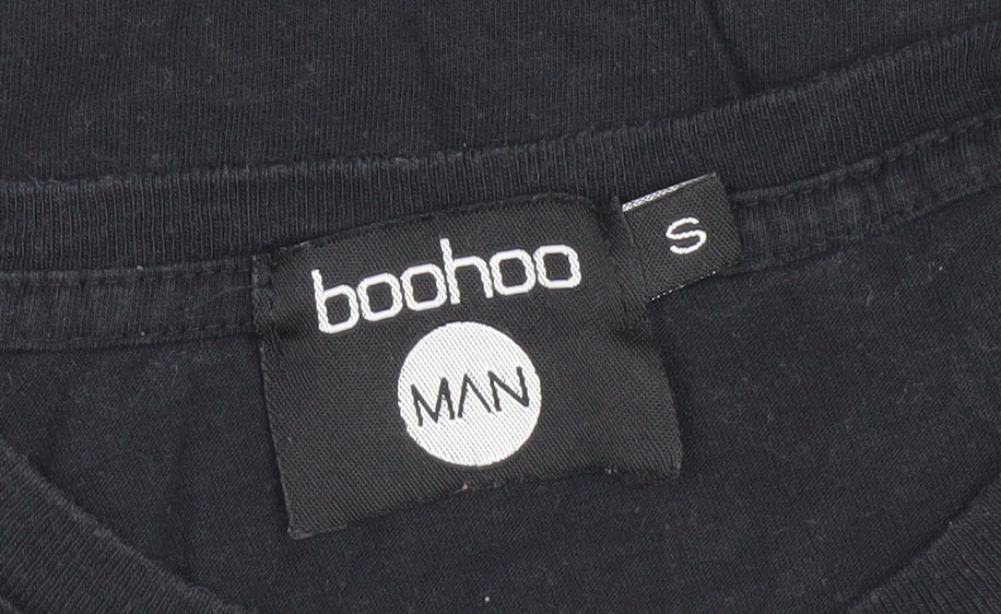 Boohoo Men Black Bee Graphic T-Shirt - Small