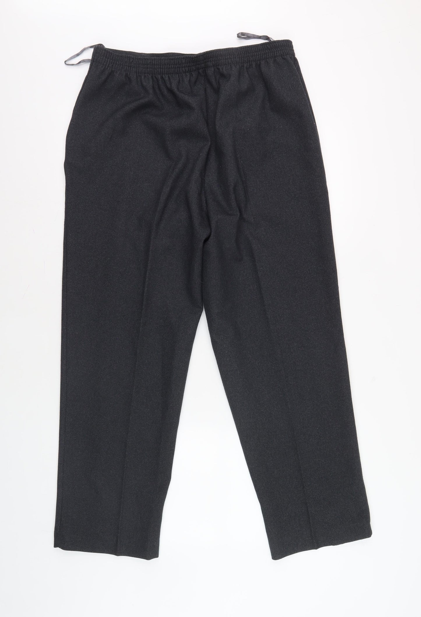 Women's Black Trousers Size 12 Regular Fit
