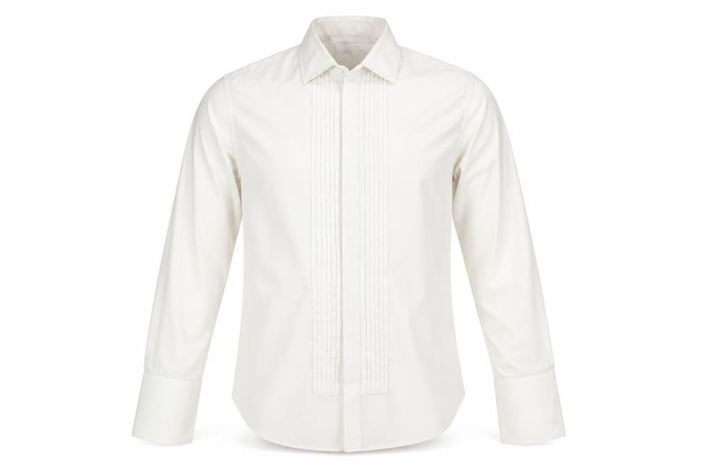 Skopes Men's Ivory Button-Up Shirt 18 Regular Fit