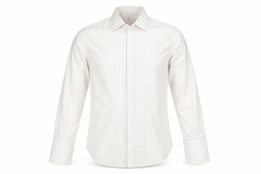 Skopes Men's Ivory Button-Up Shirt 18 Regular Fit