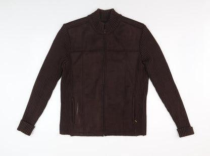 B.C. Clothing Men's Brown XL Basic Casual Jacket