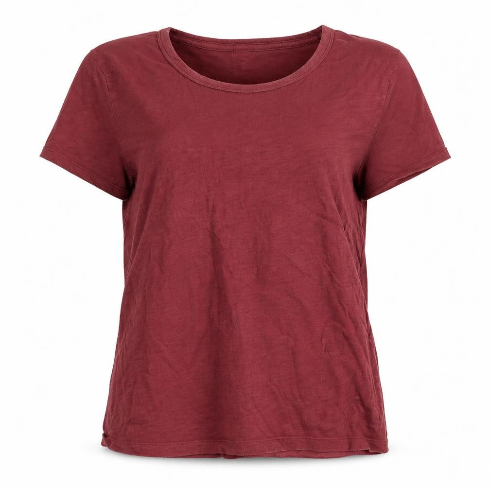 GAP Women's Red XL Relaxed Cotton Blend T-Shirt