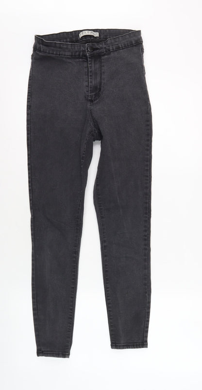 Additional front view of Denim Co. Women's Black Skinny Jeans, size 10