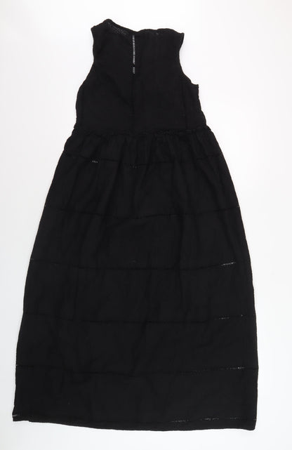 Debenhams Women's Black Sleeveless Cotton Dress