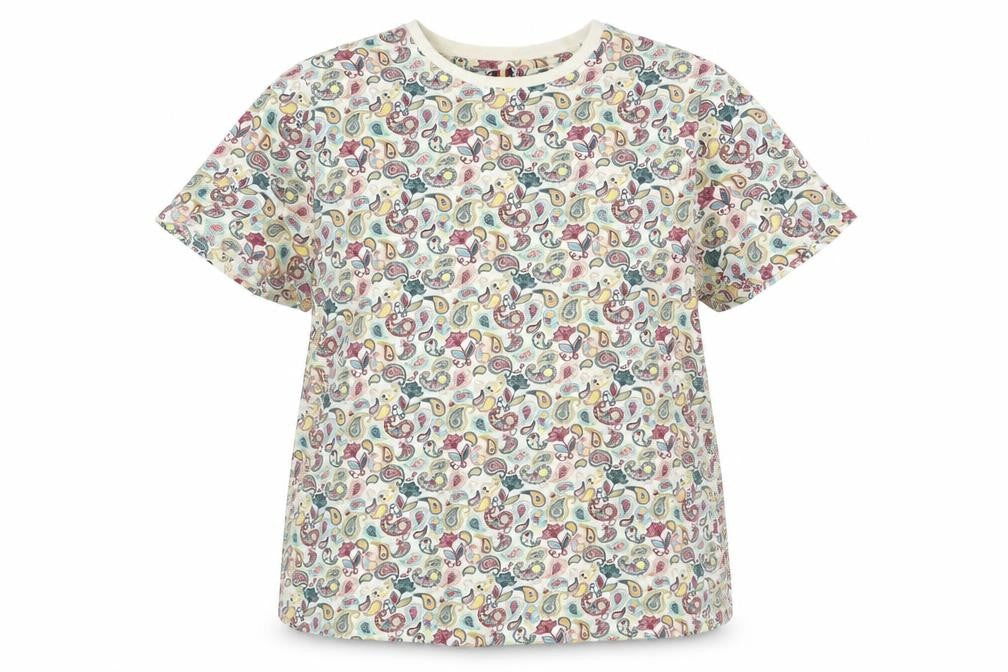 Soviet Unisex Multicoloured Paisley T-Shirt XL