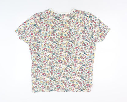 Soviet Womens Multicoloured Paisley T-Shirt XL