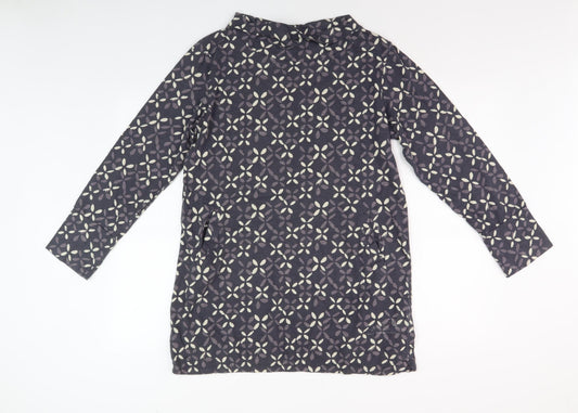 White Stuff Women's Geometric Long Sleeve Dress - Size 14