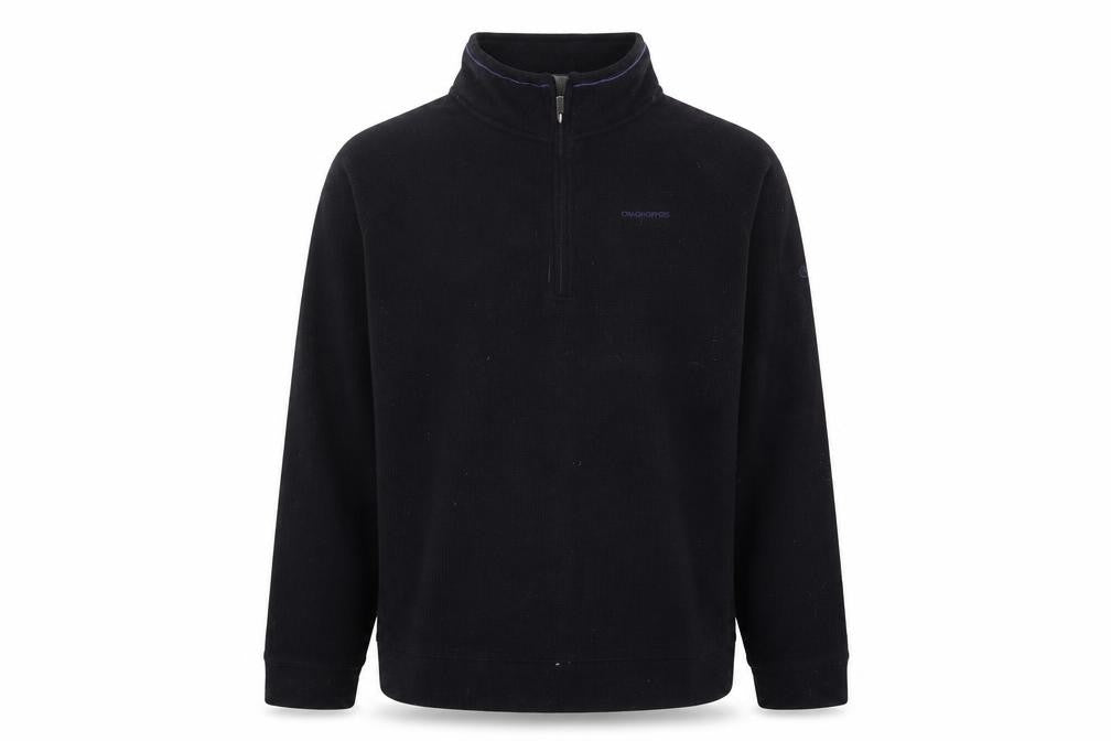 Craghoppers Men's Black 2XL 1/2 Zip Jumper