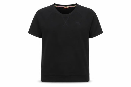 Puma Men's Black L Crew Neck T-Shirt Cotton Blend