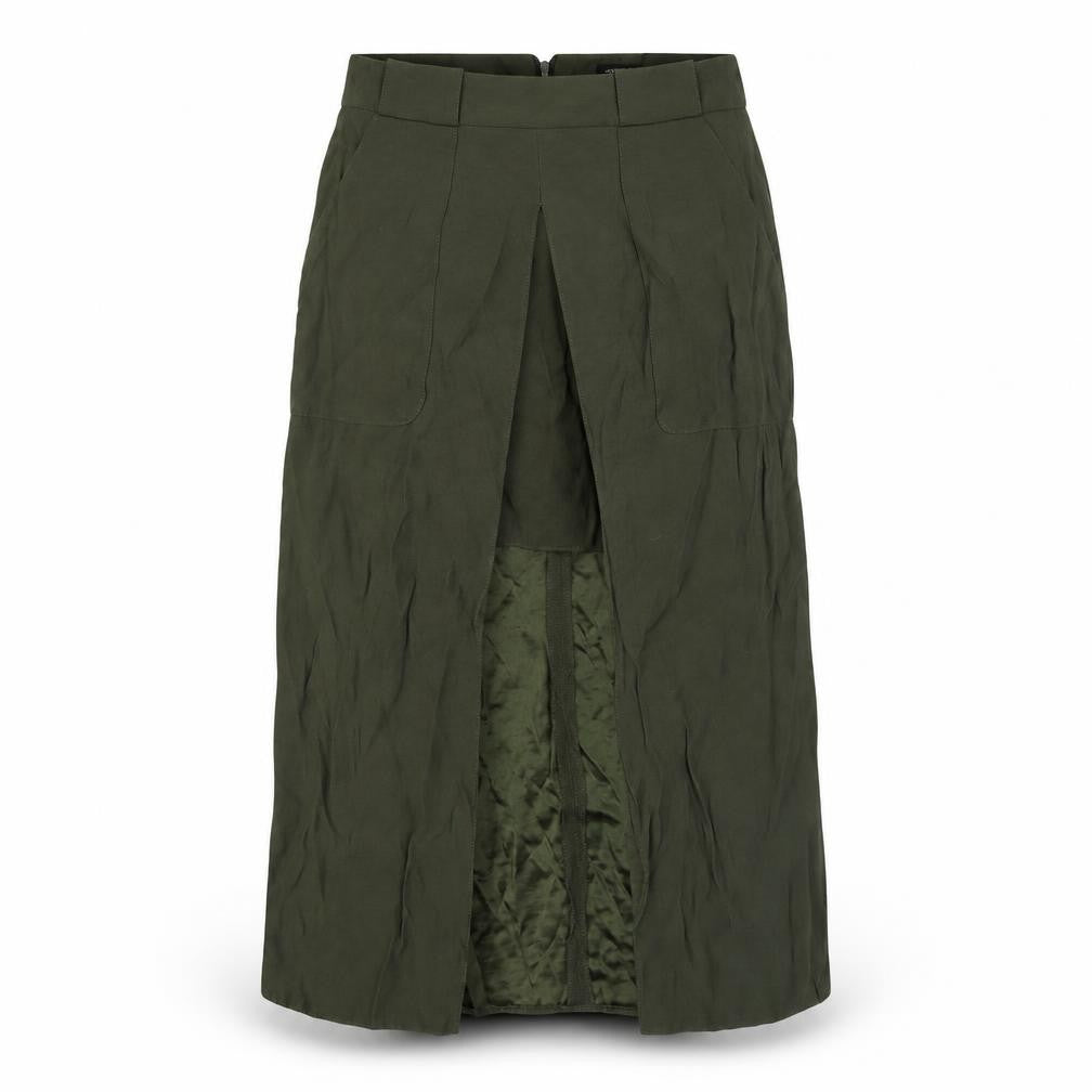 River Island Women's Green Skirt Size 12 with Pockets