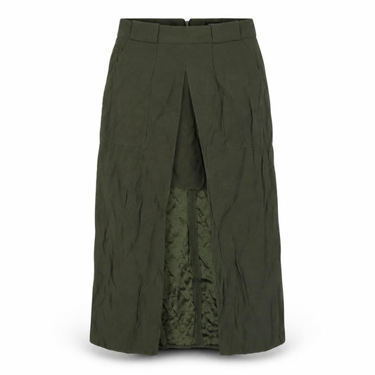 River Island Women's Green Skirt Size 12 with Pockets