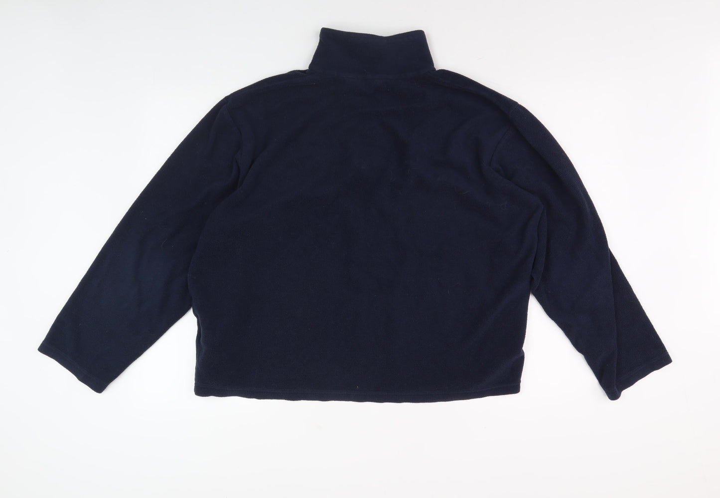 Regatta Men's Blue XL 1/4 Zip Fleece Sweatshirt Logos