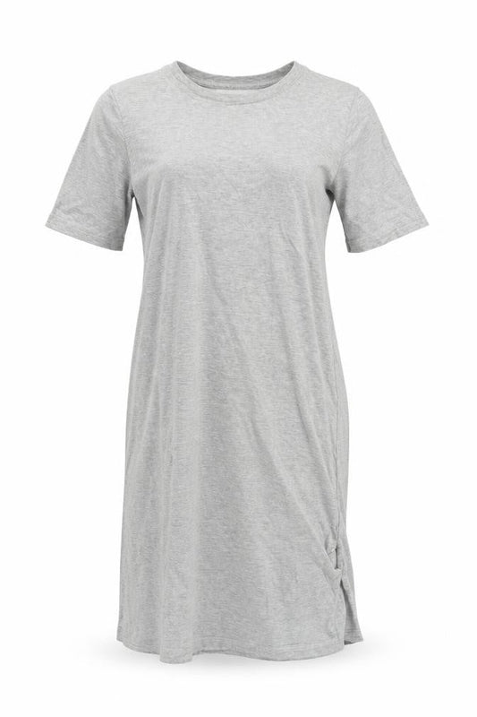 Brave Soul Women's Grey T-Shirt Dress XS