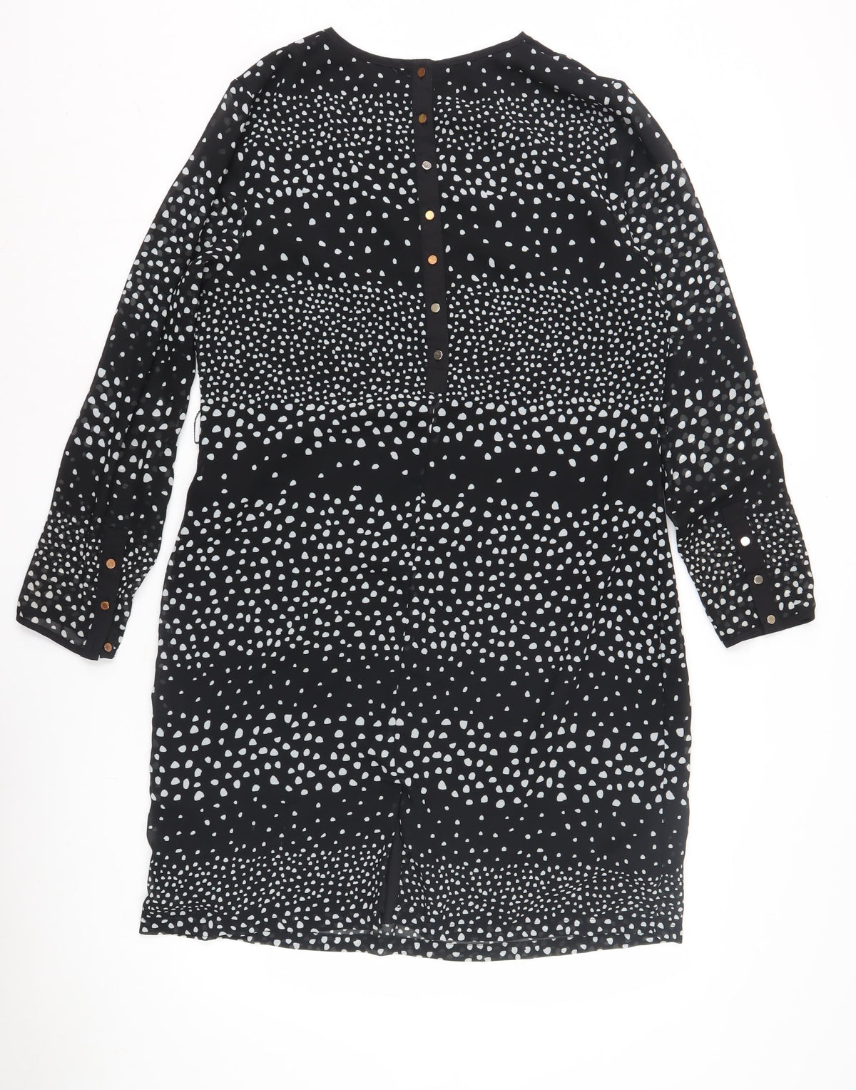 Sosandar Women's Black Polka Dot Dress Size 14