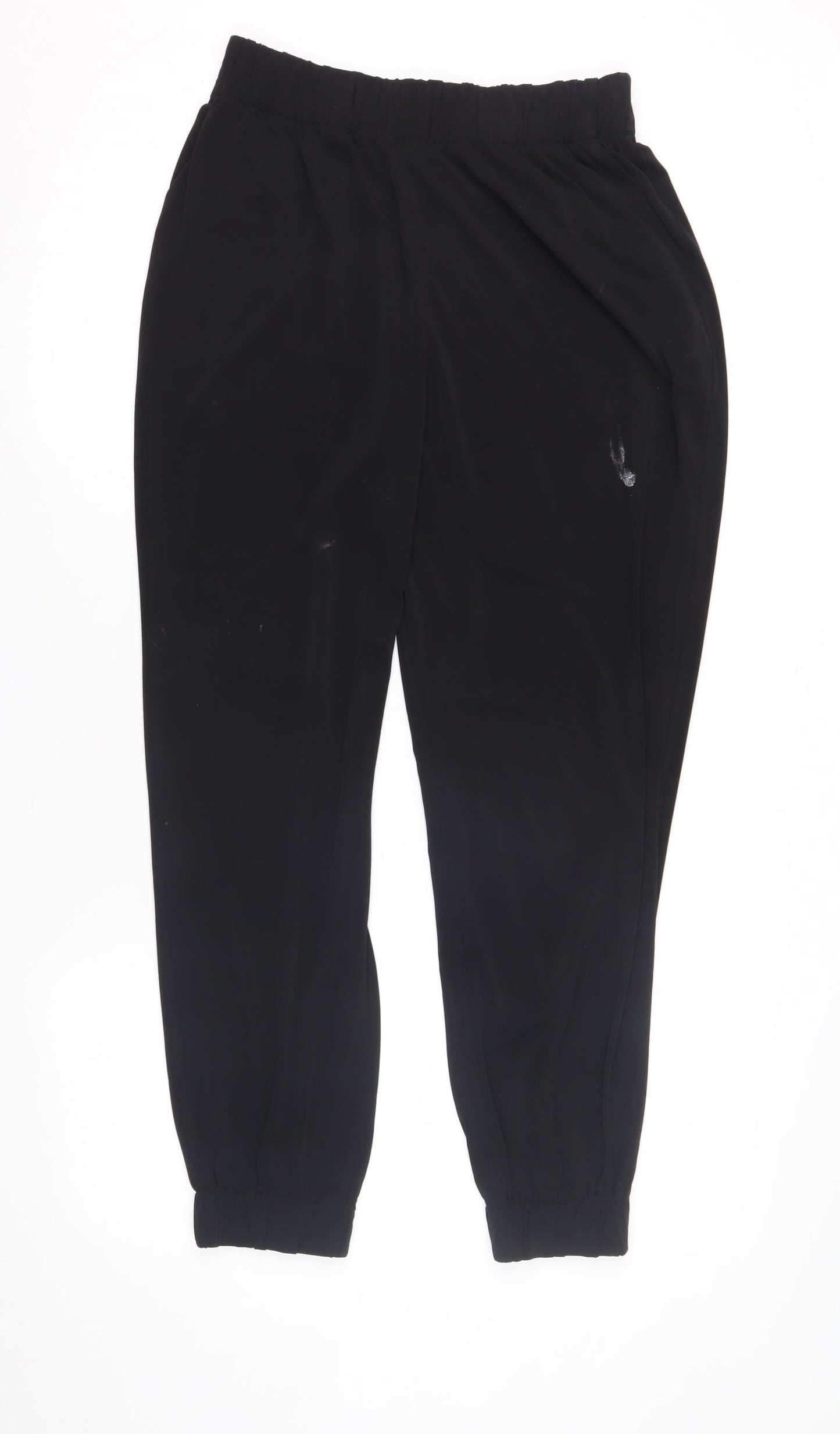 Zara Women's Black Elastic Waist Trousers - Size M
