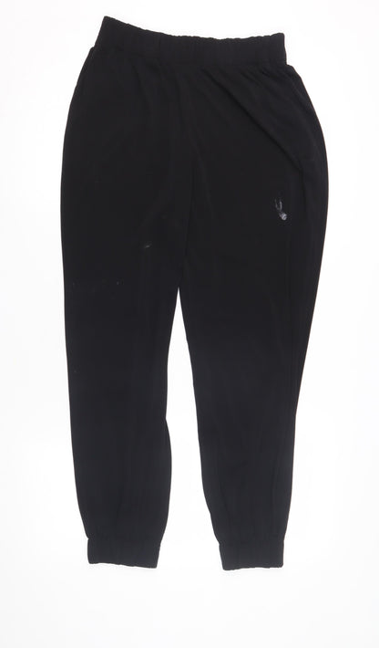 Zara Women's Black Elastic Waist Trousers - Size M