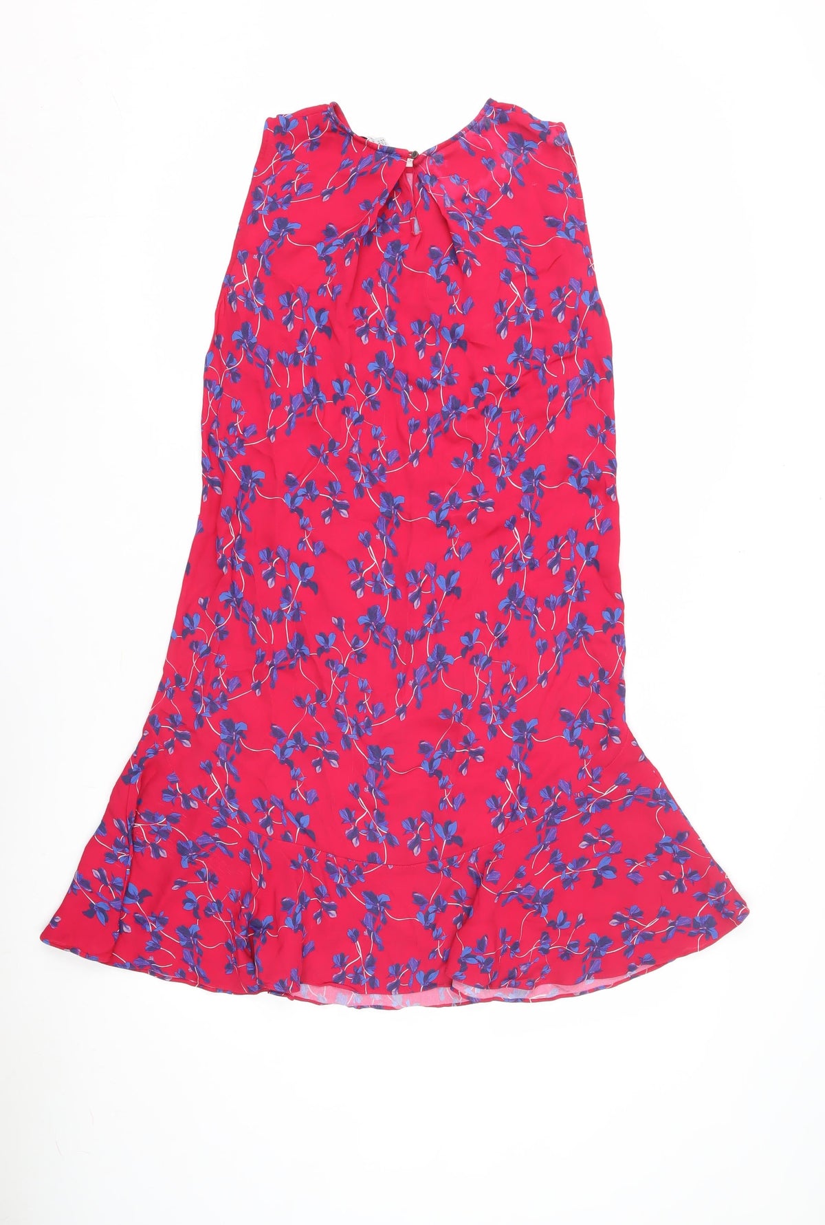 Jigsaw Women's Red Floral Dress Size 6 Sleeveless