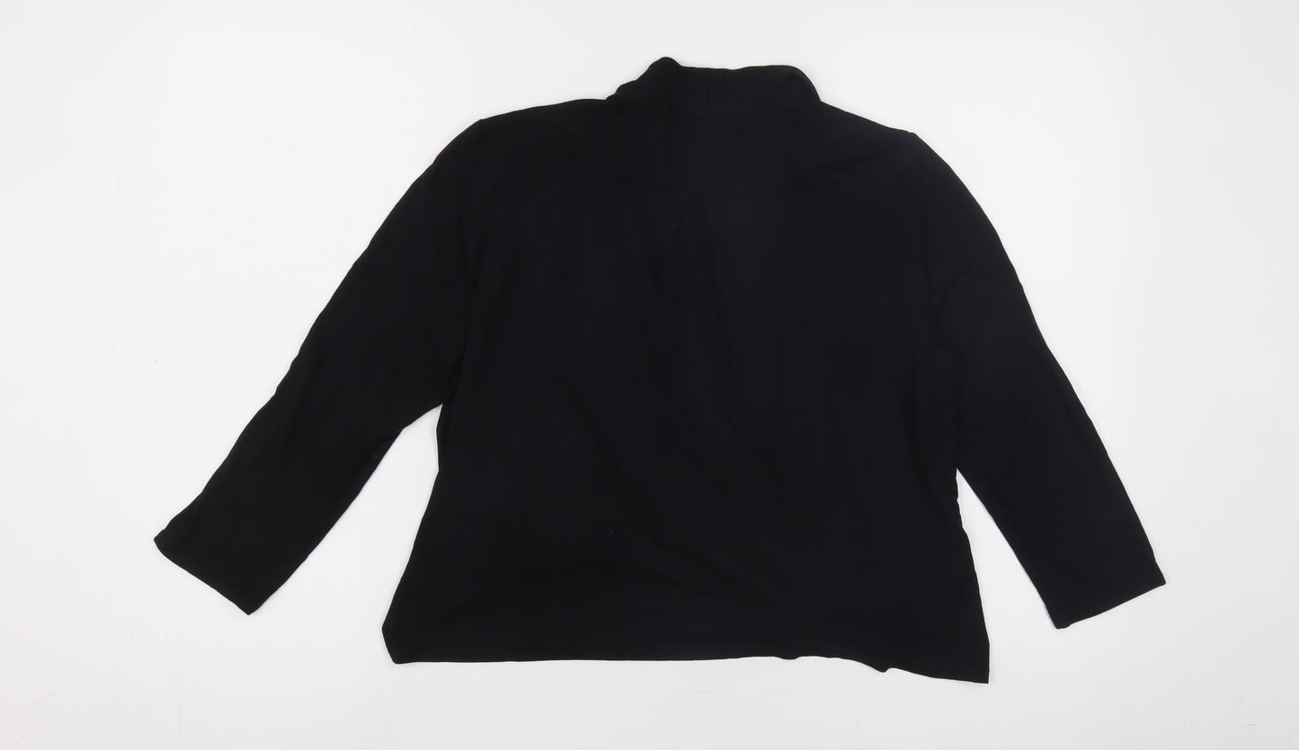 Wallis Women's Black Basic Jacket, Size M, Open Style