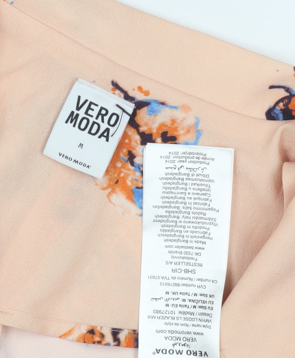 Vero Moda Women's Beige Floral Jacket - Size M