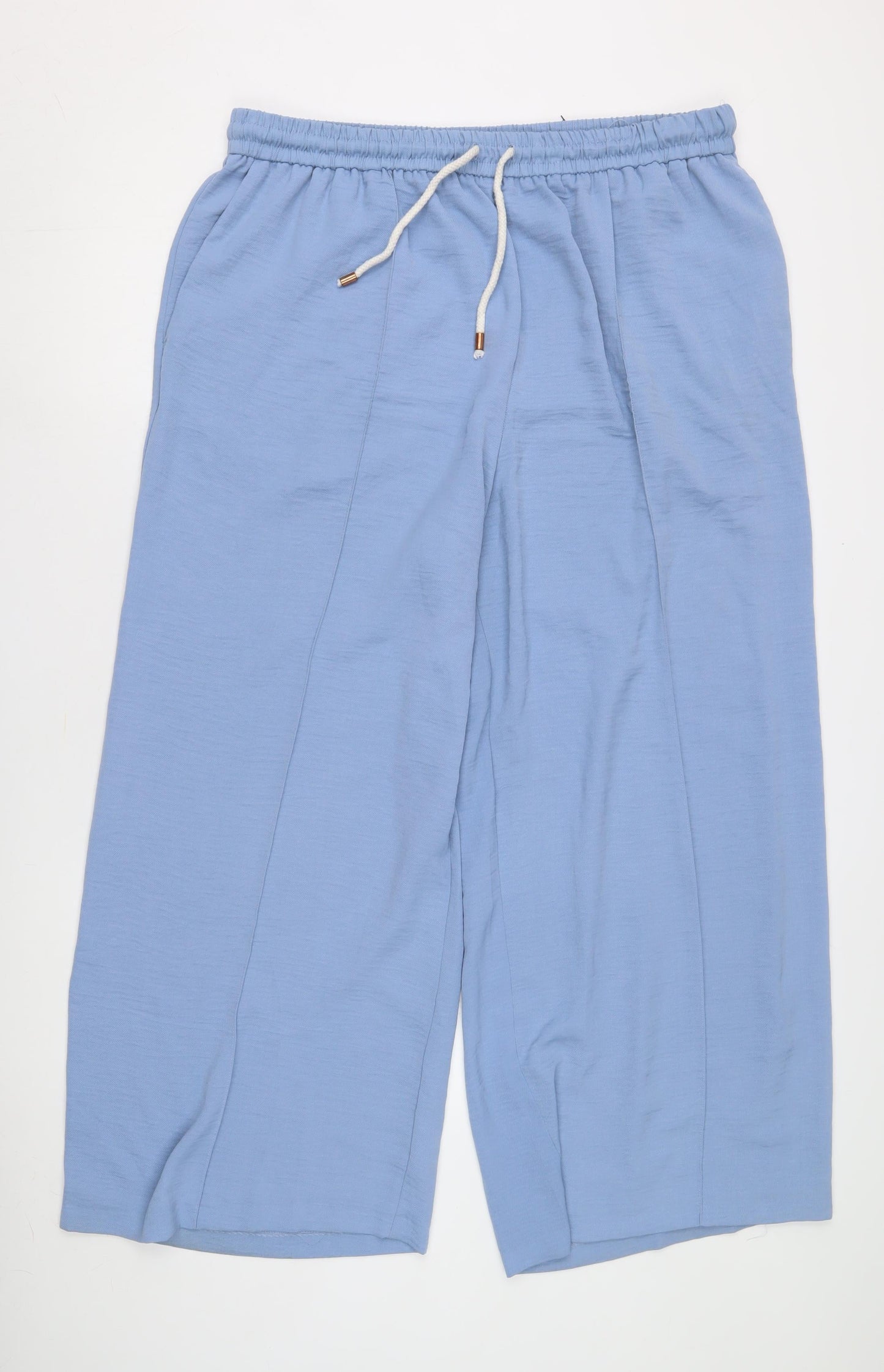 Yours Women's Blue Wide-Leg Trousers UK 20