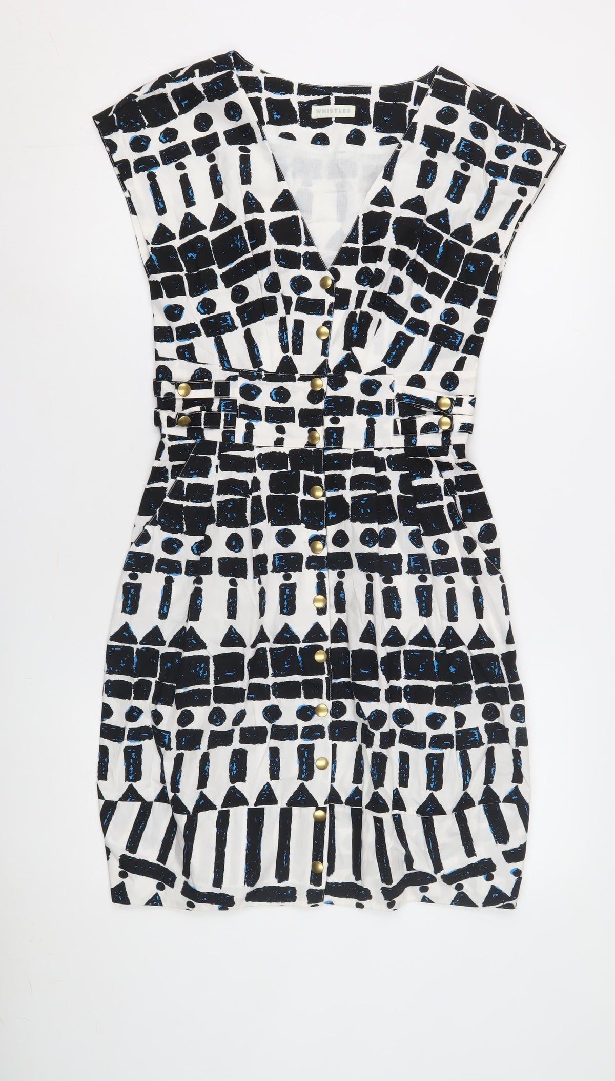 Whistles Women's Geometric Short Dress, Size 8