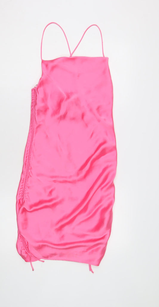 Zara Women Pink Slip Dress Size 10