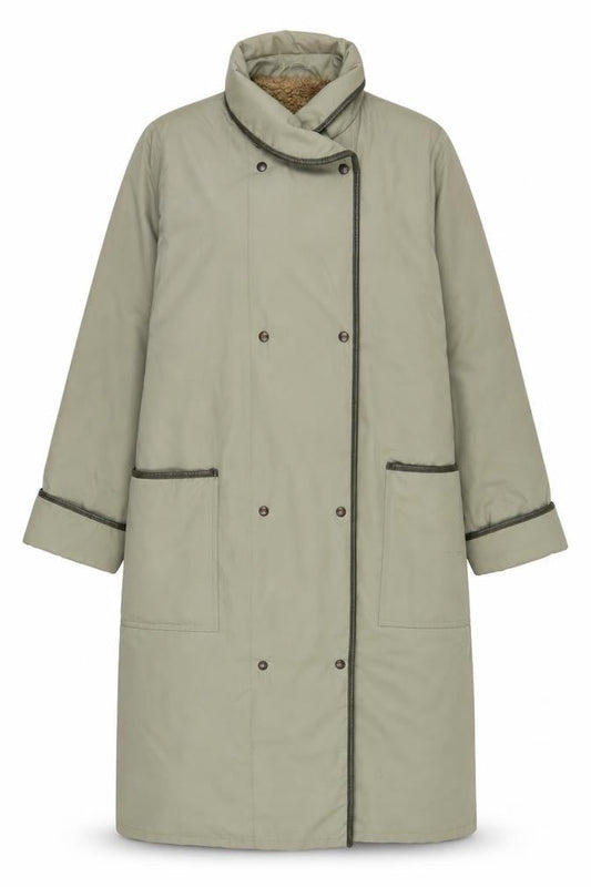 St Michael Women's Beige Long Overcoat Size 14